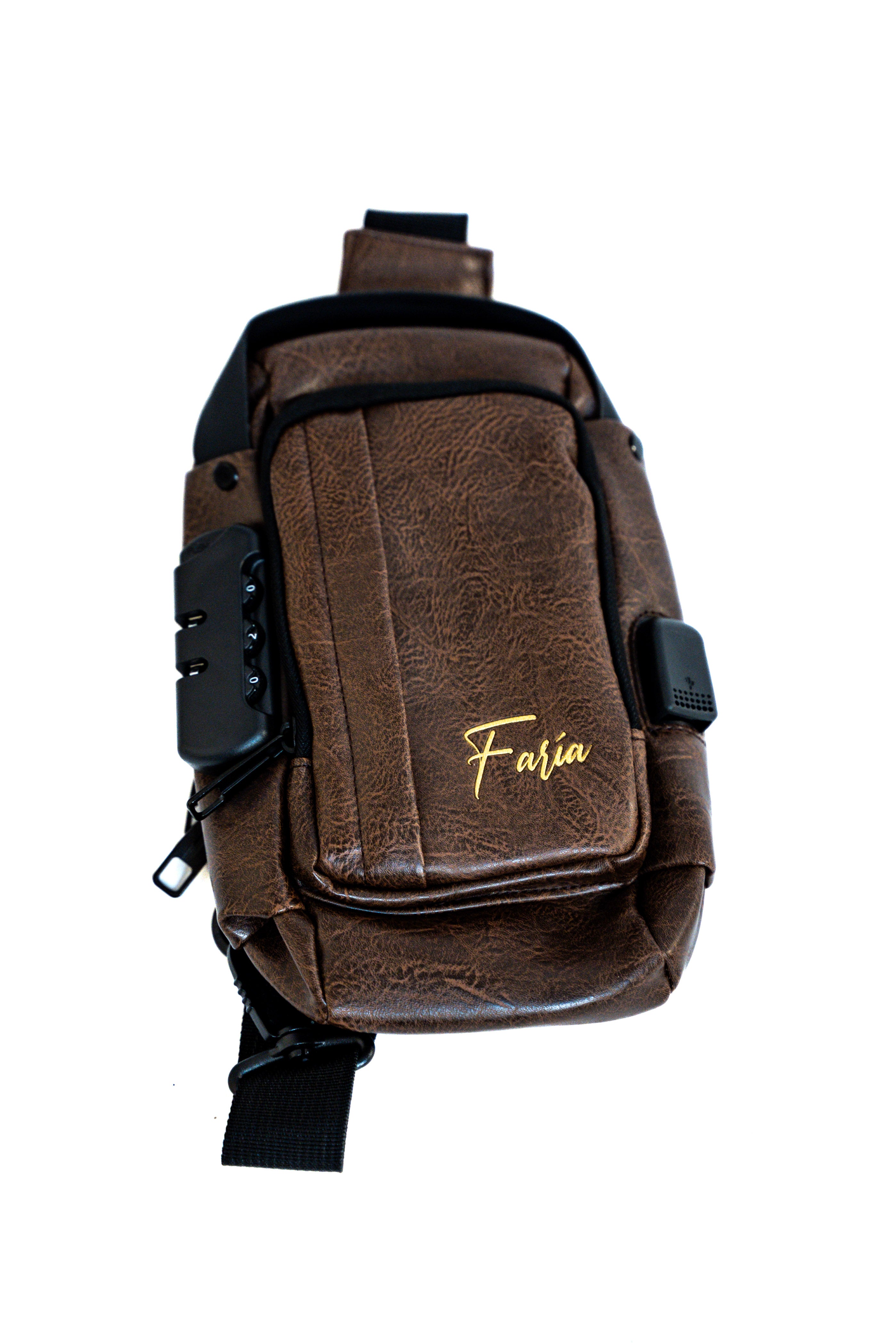 Faría Crossbody Brown Bag