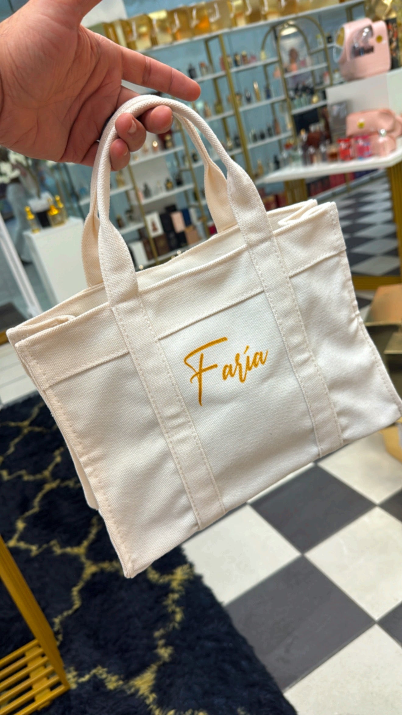 Faría Totes White Handbag