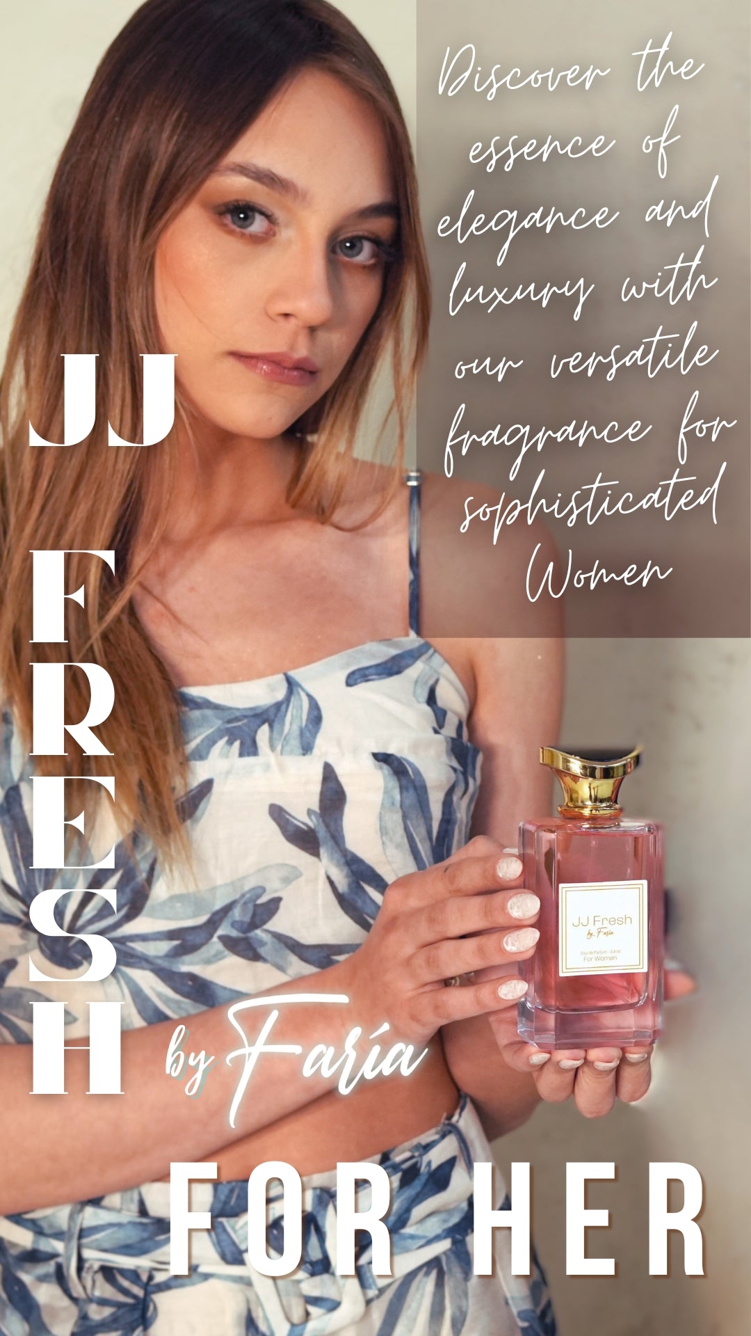 JJ Fresh for Her by Faria 3.4 Oz. Edp Women