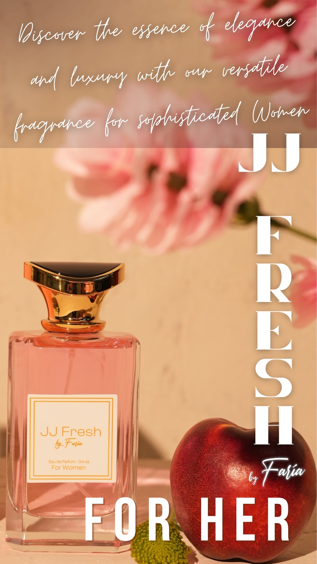 JJ Fresh for Her by Faria 3.4 Oz. Edp Women