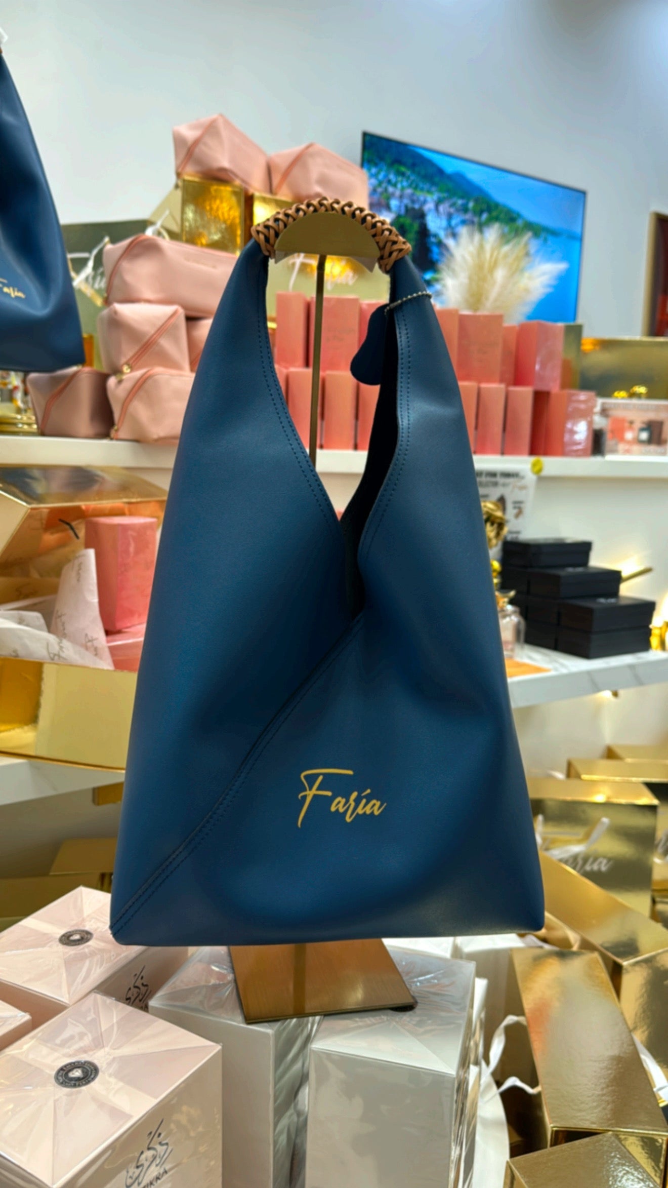 Bolso de mujer azul Faría